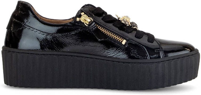 Gabor Plateausneakers met best fitting-uitrusting vrijetijdsschoen lage schoen veterschoen