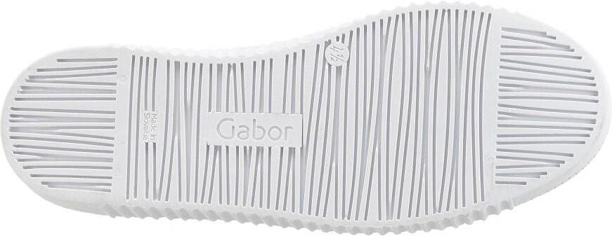 Gabor Plateausneakers vrijetijdsschoen lage schoen veterschoen met twee ritsen