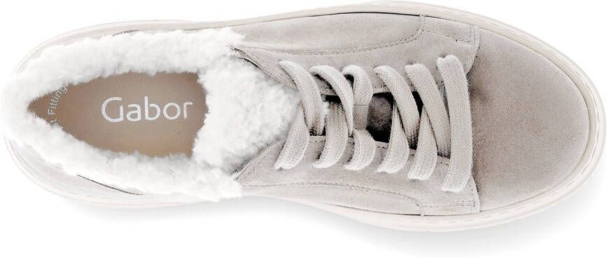 Gabor Plateausneakers plateau vrijetijdsschoen lage schoen veterschoen met best fitting