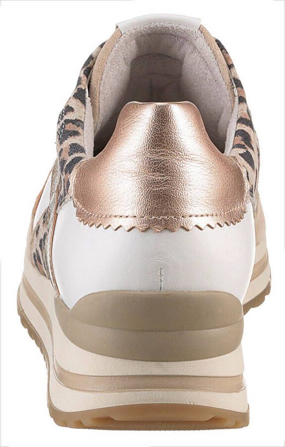 Gabor Plateausneakers Turijn vrijetijdsschoen lage schoen veterschoen comfortabele breedte h (=zeer breed)