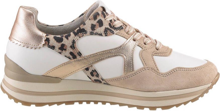 Gabor Plateausneakers Turijn vrijetijdsschoen lage schoen veterschoen comfortabele breedte h (=zeer breed)