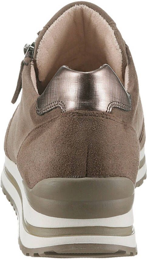 Gabor Plateausneakers Turijn vrijetijdsschoen lage schoen veterschoen in comfortabele breedte g (breed)