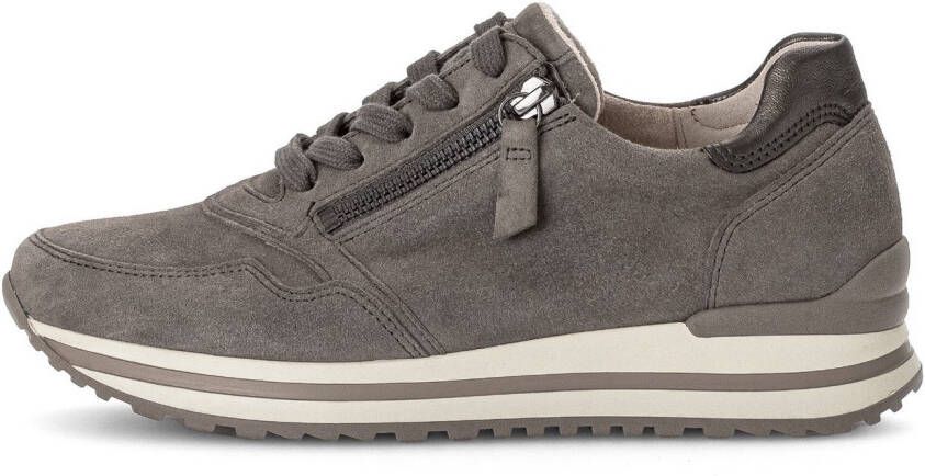 Gabor Plateausneakers Turijn vrijetijdsschoen lage schoen veterschoen in comfortabele breedte g (breed)