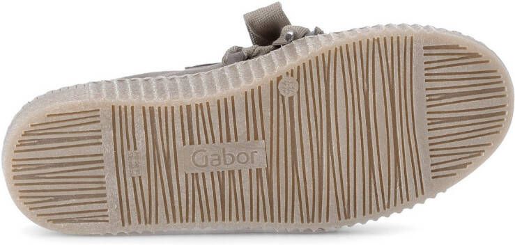 Gabor Plateausneakers Veterschoen lage schoen slipper met opgestikte versiersluiting