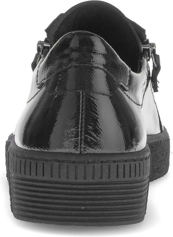 Gabor Plateausneakers vrijetijdsschoen halfschoen veterschoen met edele siermotieven