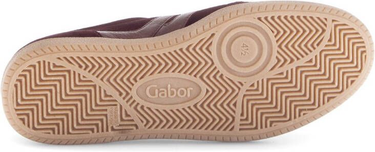 Gabor Plateausneakers vrijetijdsschoen halfschoen veterschoen met gepolsterde schacht