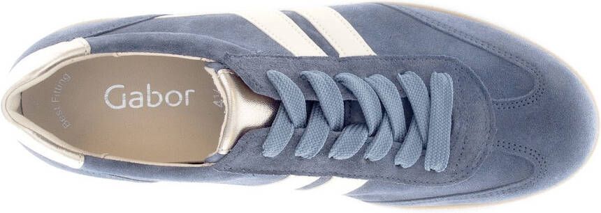 Gabor Plateausneakers vrijetijdsschoen halfschoen veterschoen met gepolsterde schacht