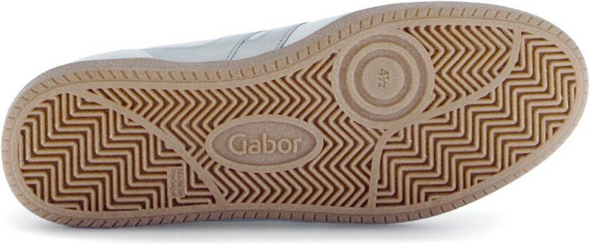 Gabor Plateausneakers vrijetijdsschoen lage schoen veterschoen contrastafwerking in metallic-look