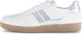 Gabor Plateausneakers vrijetijdsschoen lage schoen veterschoen contrastafwerking in metallic-look - Thumbnail 8