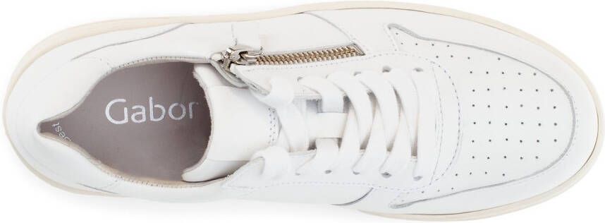 Gabor Plateausneakers vrijetijdsschoen lage schoen veterschoen in basketlook