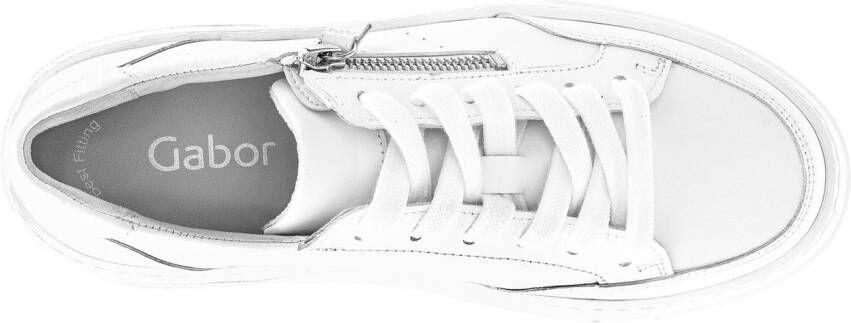 Gabor Plateausneakers vrijetijdsschoen lage schoen veterschoen met best fitting-uitrusting