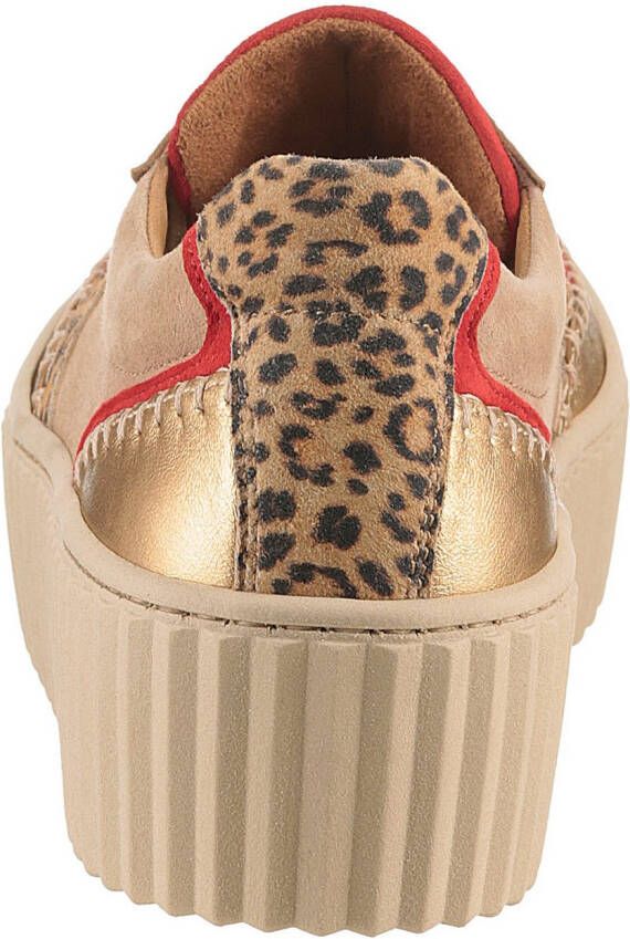 Gabor Plateausneakers vrijetijdsschoen lage schoen veterschoen met best fitting-uitrusting