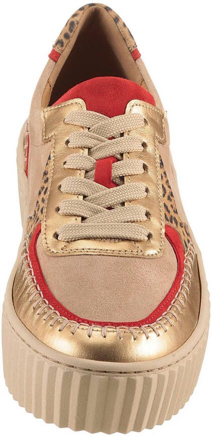 Gabor Plateausneakers vrijetijdsschoen lage schoen veterschoen met best fitting-uitrusting