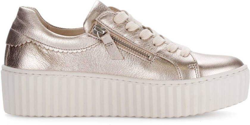 Gabor Plateausneakers vrijetijdsschoen lage schoen veterschoen met best fitting-uitrusting