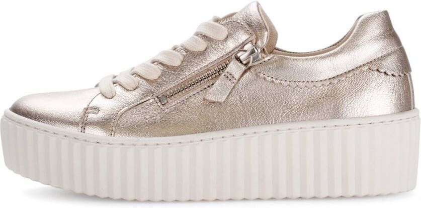 Gabor Plateausneakers vrijetijdsschoen lage schoen veterschoen met best fitting-uitrusting