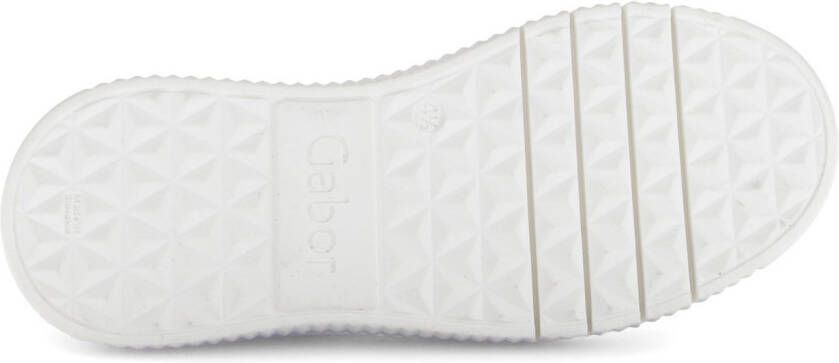 Gabor Plateausneakers vrijetijdsschoen lage schoen veterschoen met contrast-raamnaad