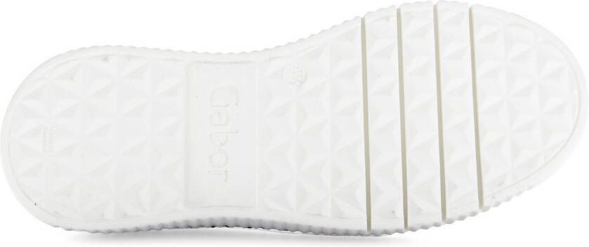 Gabor Plateausneakers vrijetijdsschoen lage schoen veterschoen met contrast-raamnaad