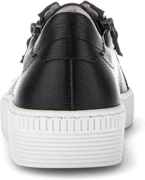 Gabor Plateausneakers vrijetijdsschoen lage schoen veterschoen met twee ritsen