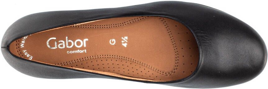 Gabor Pumps Athene trechterhak basic instapschoen in comfortabele schoenbreedte g (breed)