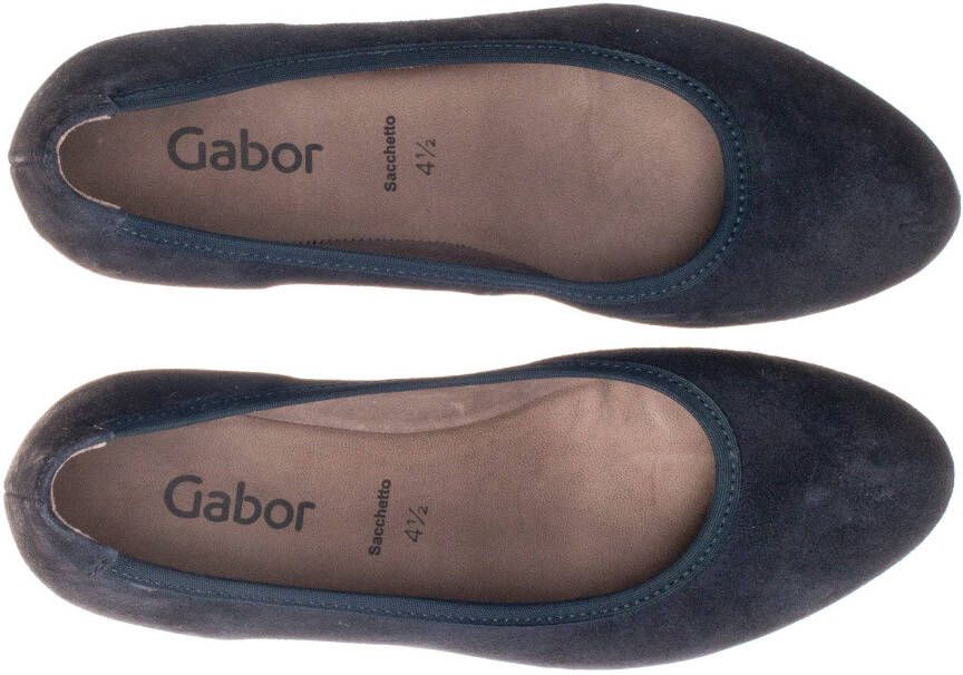 Gabor Pumps lage schoen keilhak instapschoen in saccetto stijl