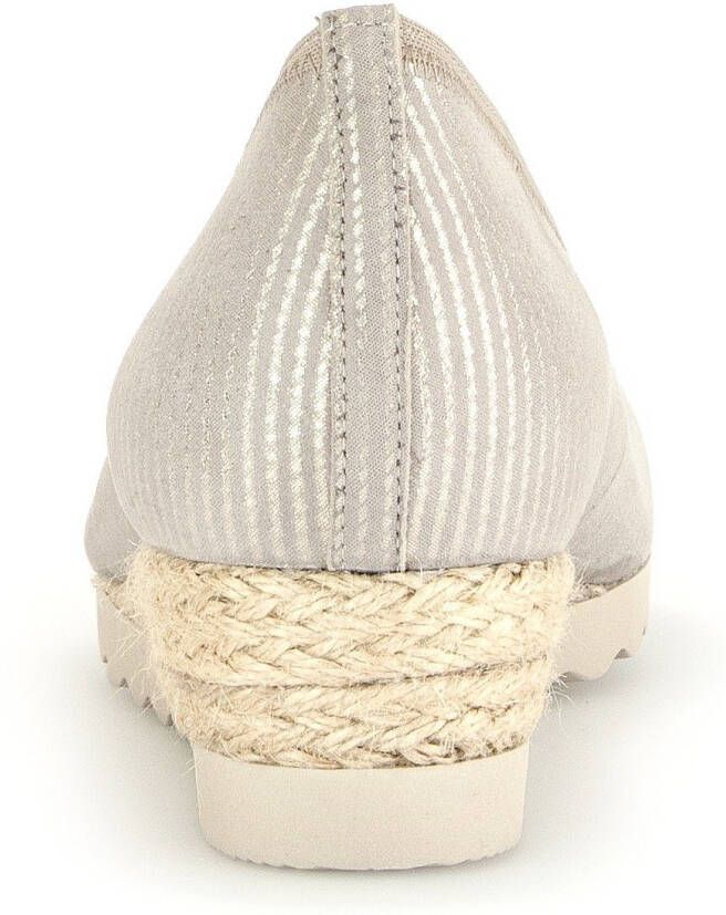 Gabor Pumps met sleehak Genua slip-on shoe wedge heel lage schoen in shoe width g (wide)