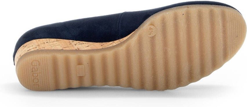 Gabor Pumps met sleehak Genua instapschoen sleehak lage schoen in schoenwijdte g (wijd)