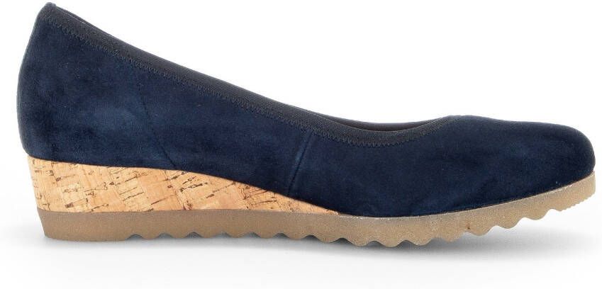 Gabor Pumps met sleehak Genua instapschoen sleehak lage schoen in schoenwijdte g (wijd)