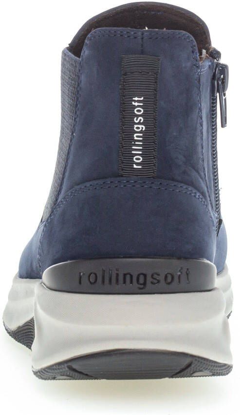Gabor Rollingsoft Chelsea-boots met logo bij de hiel