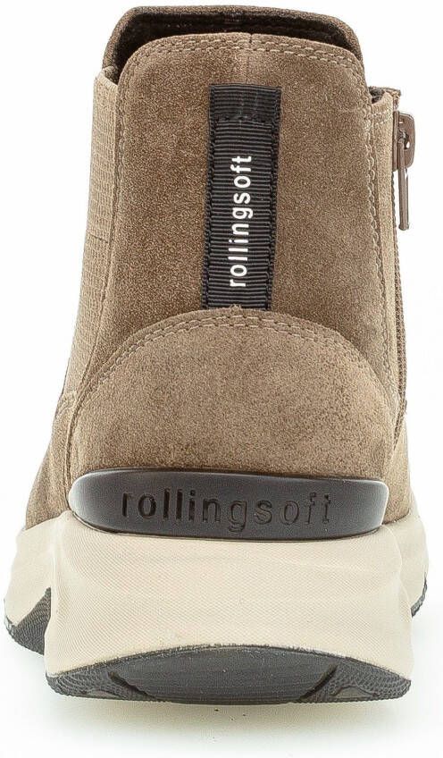 Gabor Rollingsoft Boots 96.881.30 Mohair Taupe Suède - Foto 3