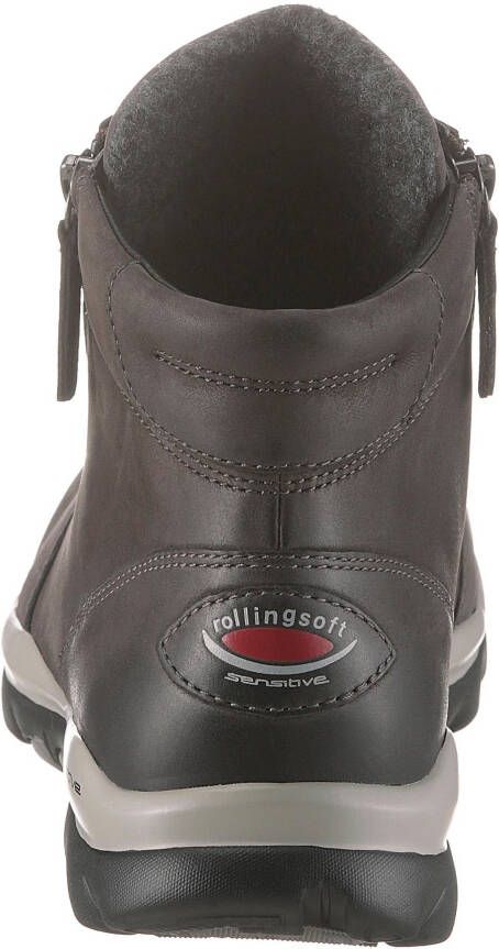 Gabor Rollingsoft Hoge veterschoenen met geprofileerde rubberzool - Foto 3