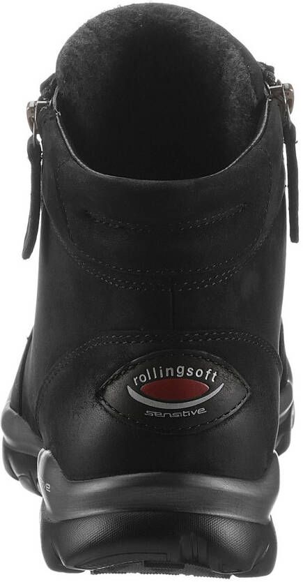 Gabor rollingsoft sensitive 36.868.47 dames rollende wandelsneaker zwart - Foto 8