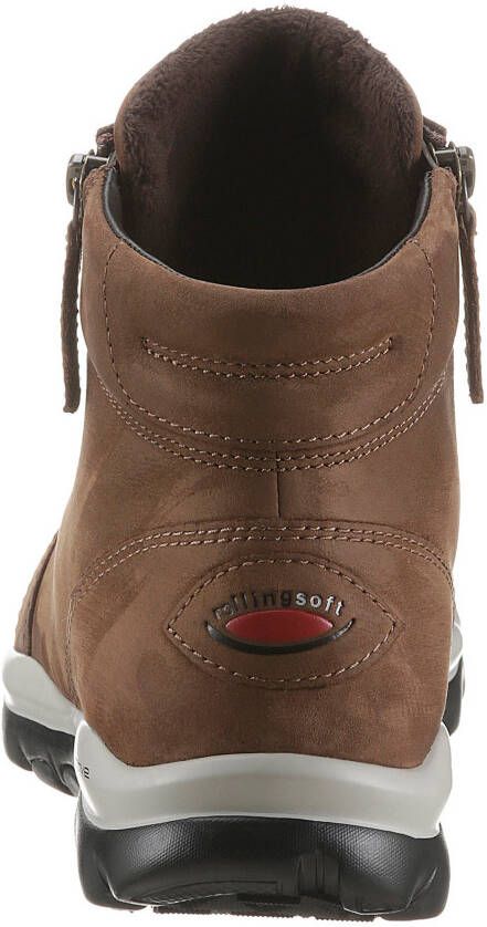 Gabor rollingsoft sensitive 36.868.41 dames rollende wandelsneaker bruin - Foto 8
