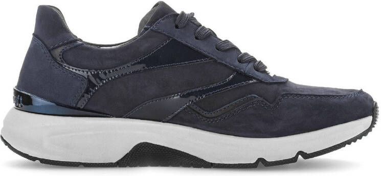 Gabor Rollingsoft Plateausneakers veterschoen halfhoge schoen met de typische rollingsoft-loopzool