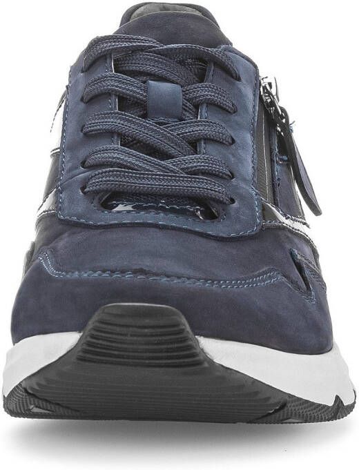 Gabor Rollingsoft Plateausneakers veterschoen halfhoge schoen met de typische rollingsoft-loopzool