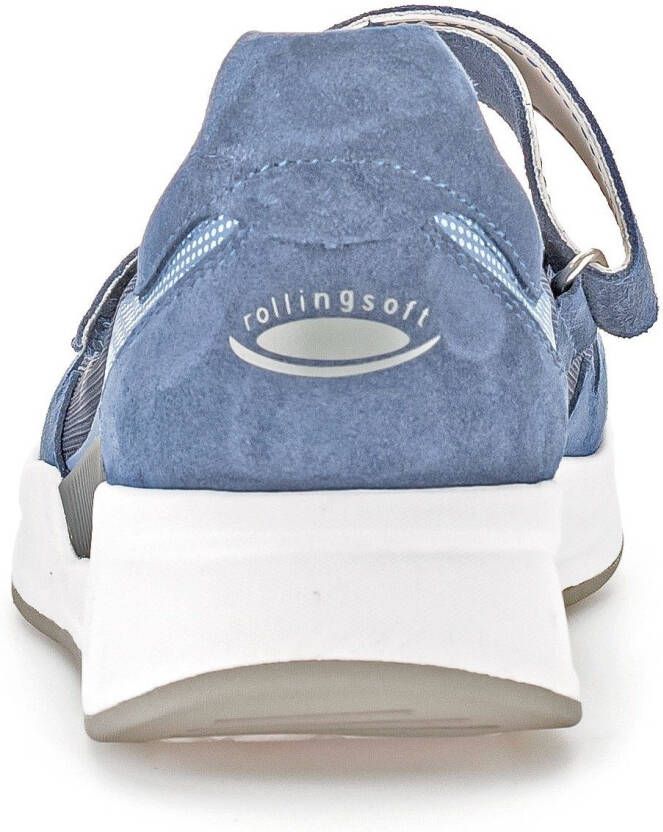 Gabor Rollingsoft Sneaker-ballerina s met praktische klittenbandsluiting