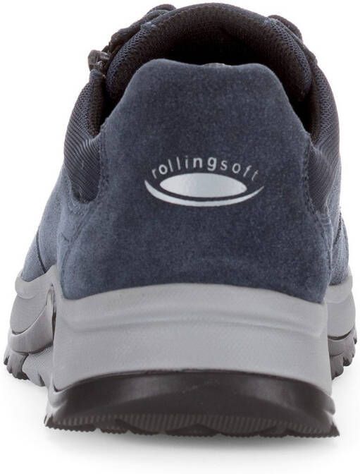 Gabor Rollingsoft Sneakers comfortschoen lage schoen veterschoen in wijdte g (= wijd)