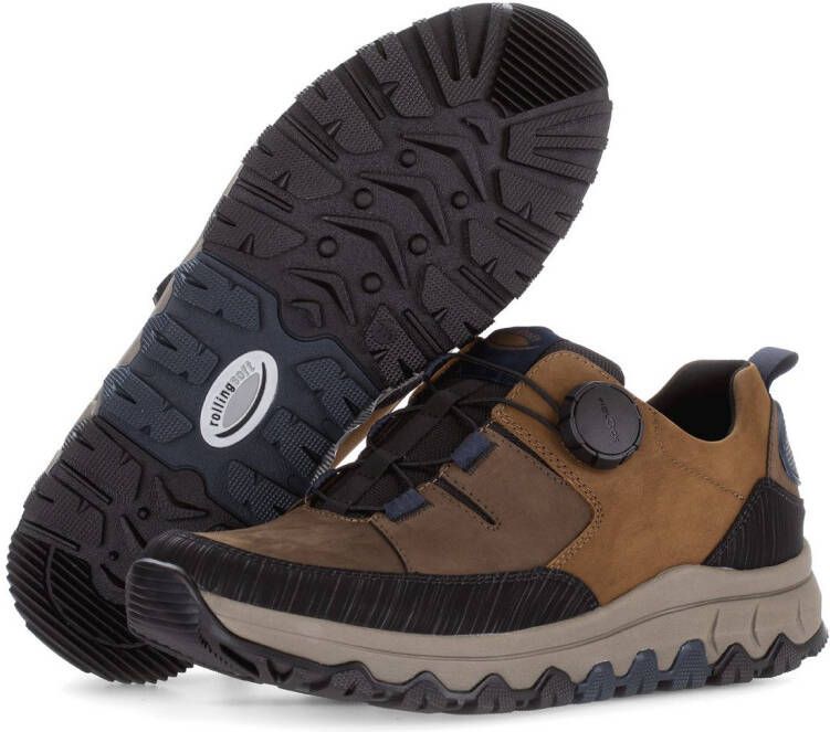 Gabor Rollingsoft Sneakers comfortschoen lage schoen met draaisluiting in comfortwijdte g