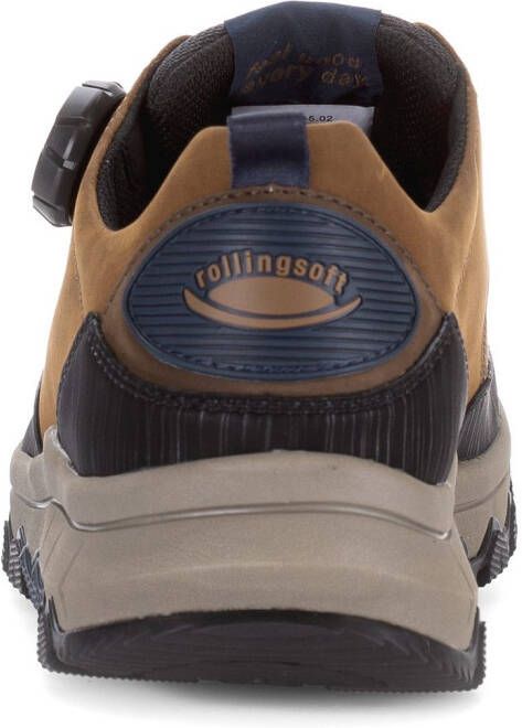 Gabor Rollingsoft Sneakers comfortschoen lage schoen met draaisluiting in comfortwijdte g