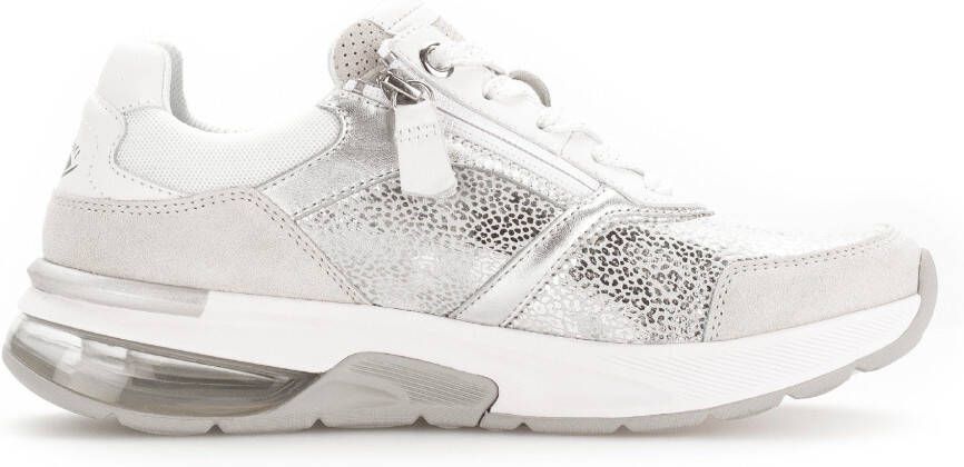 Gabor Rollingsoft Sneakers met gepolsterde schaprand vrijetijdsschoen halve schoen veterschoen