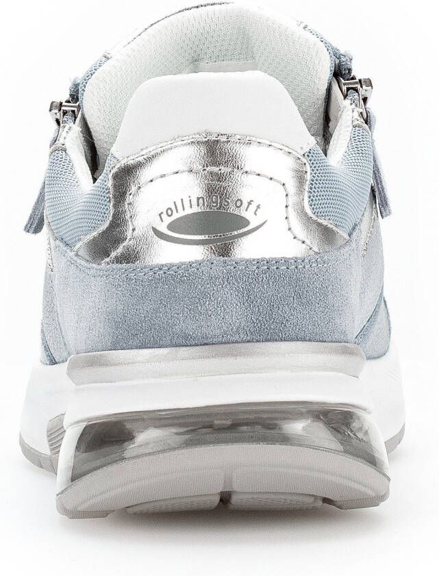 Gabor Rollingsoft Sneakers met gepolsterde schaprand vrijetijdsschoen halve schoen veterschoen