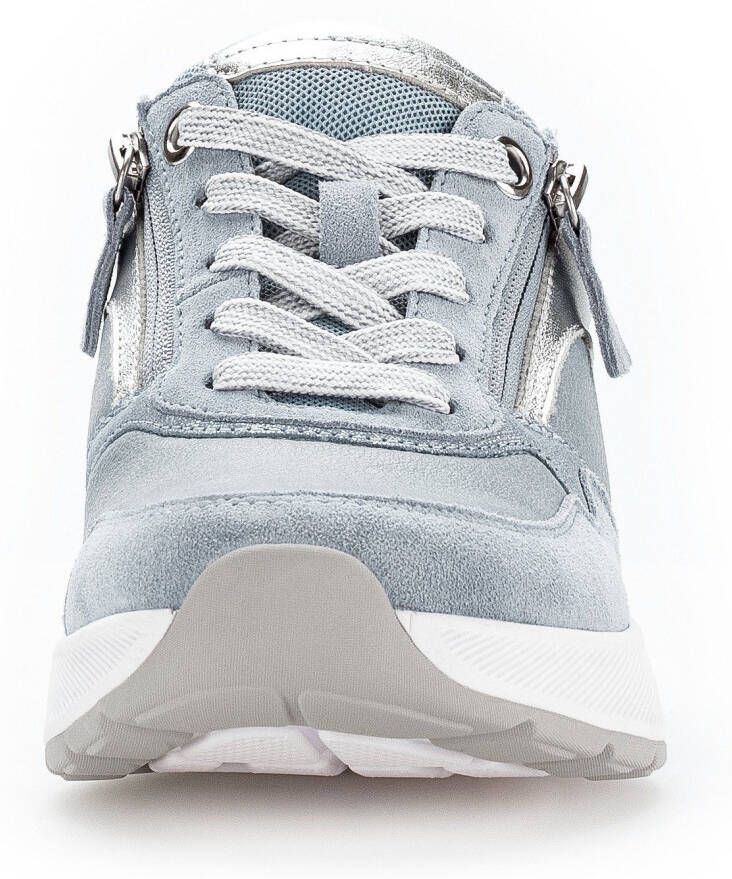 Gabor Rollingsoft Sneakers met gepolsterde schaprand vrijetijdsschoen halve schoen veterschoen