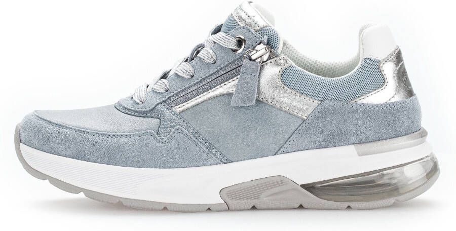 Gabor Rollingsoft Sneakers met gepolsterde schaprand vrijetijdsschoen halve schoen veterschoen