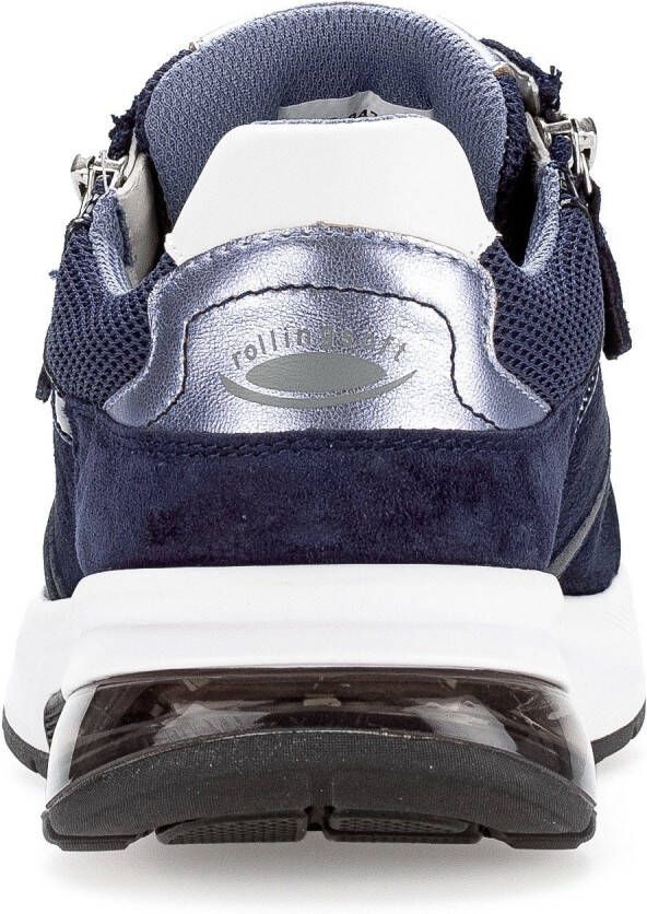 Gabor Rollingsoft Sneakers met optifit verwisselbare binnenzool vrijetijdsschoen halfschoen veterschoen