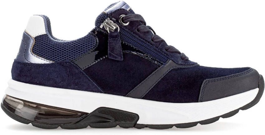 Gabor Rollingsoft Sneakers met optifit verwisselbare binnenzool vrijetijdsschoen halfschoen veterschoen