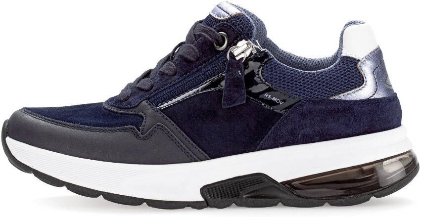 Gabor Rollingsoft Sneakers met optifit verwisselbare binnenzool vrijetijdsschoen halfschoen veterschoen