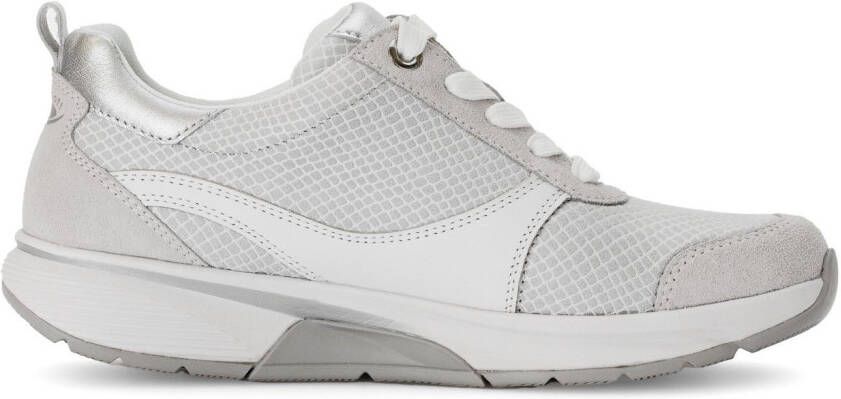 Gabor Rollingsoft Sneakers met sleehak vrijetijdsschoen lage schoen veterschoen met verwisselbaar voetbed