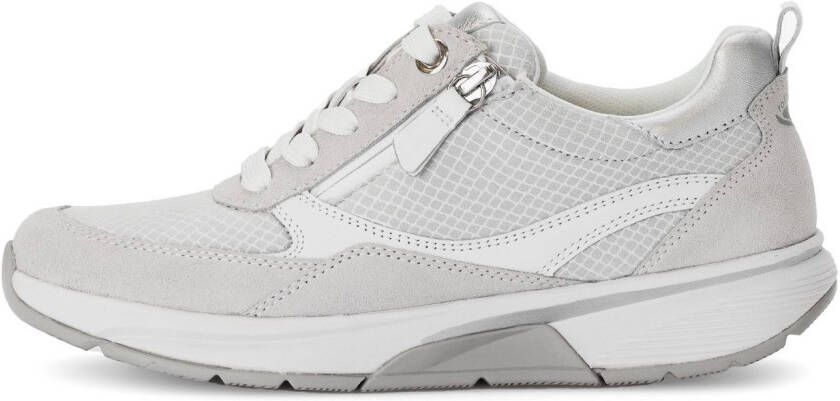 Gabor Rollingsoft Sneakers met sleehak vrijetijdsschoen lage schoen veterschoen met verwisselbaar voetbed