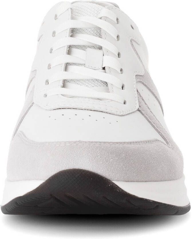 Gabor Rollingsoft Sneakers met sleehak vrijetijdsschoen lage schoen veterschoen gevoerde schacht g-breedte