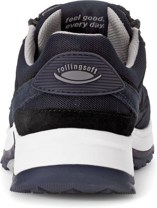 Gabor Rollingsoft Sneakers met sleehak veterschoen lage schoen vrijetijdsschoen buitenrits g-breedte