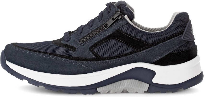 Gabor Rollingsoft Sneakers met sleehak veterschoen lage schoen vrijetijdsschoen buitenrits g-breedte